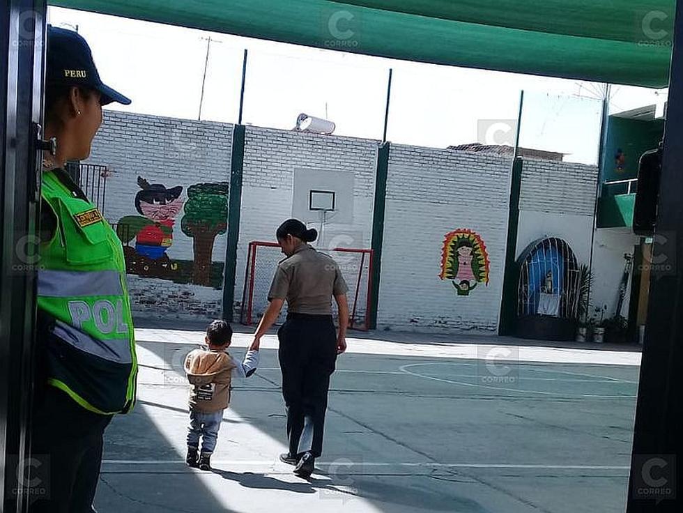 Amor y protección para niños inocentes en el albergue temporal de la Policía-Arequipa (FOTOS)
