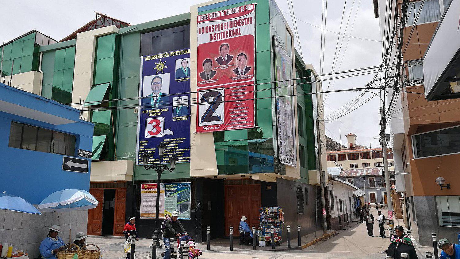 Tres listas para elegir decano del Colegio de Abogados Puno (Propuestas)