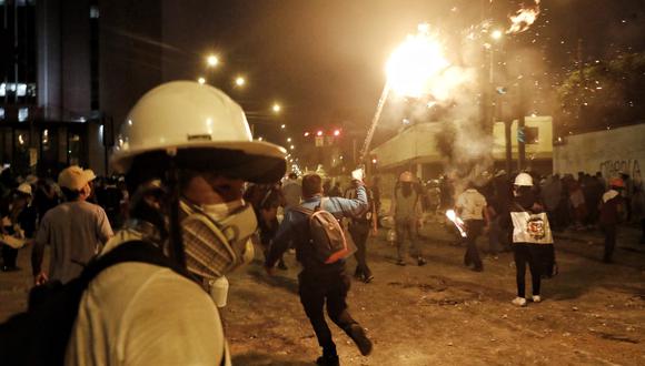 El Centro de Lima ha sido escenario de violentas protestas. (Foto: GEC)