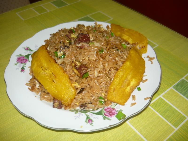 Rico: Arroz chaufa charapa