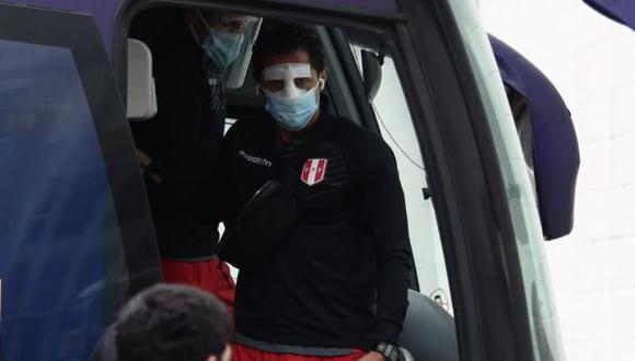 Gianluca Lapadula cuidará su nariz con una máscara protectora. (Foto: Jesús Saucedo / GEC)