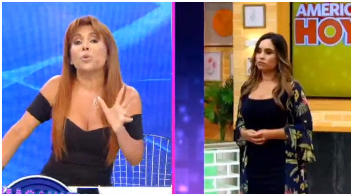 Magaly Medina arremete contra Ethel Pozo por su pregunta que hizo llorar a Gunter Rave. (Foto: ATV)