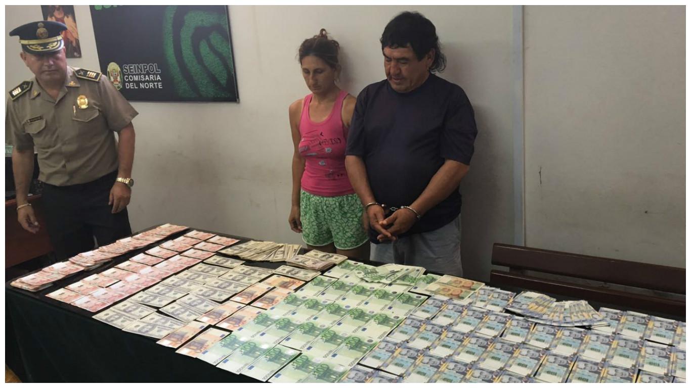 Chiclayo: Policía incauta billetes falsos por más de S/ 1 millón