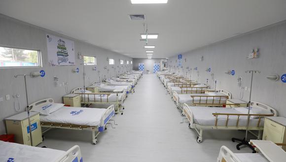 Los nuevos ambientes cuentan con 100 camas con punto de oxígeno, área de descanso y comedor para el personal asistencial. (Foto: EsSalud)