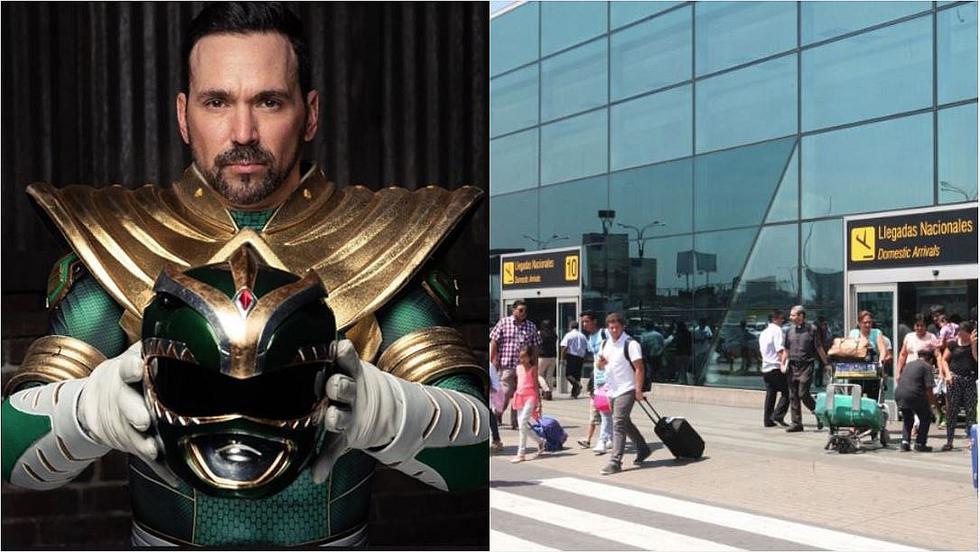 Jason David Frank, quien dio vida al Power Ranger verde, fue retenido en el Aeropuerto Jorge Chávez