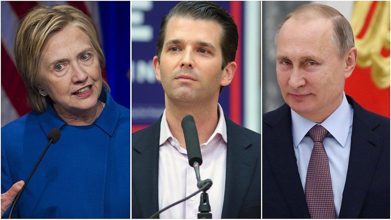 Hijo de Trump mostró interés cuando recibió oferta sobre datos de Clinton por parte de Rusia