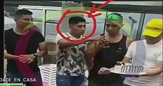 La Libertad. Video de la fiesta de cumpleaños fue subido a las redes sociales por uno de los participantes. (Captura de video)