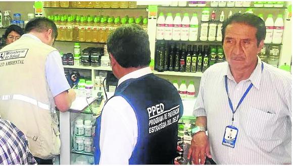 Vendían medicina natural sin registro en pleno centro de Trujillo