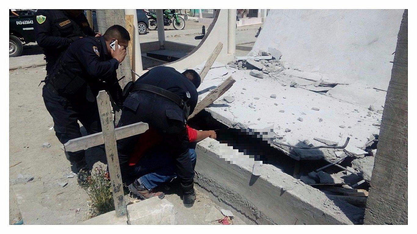 Casma: Albañil pierde la vida tras caerse techo de nicho en el cementerio