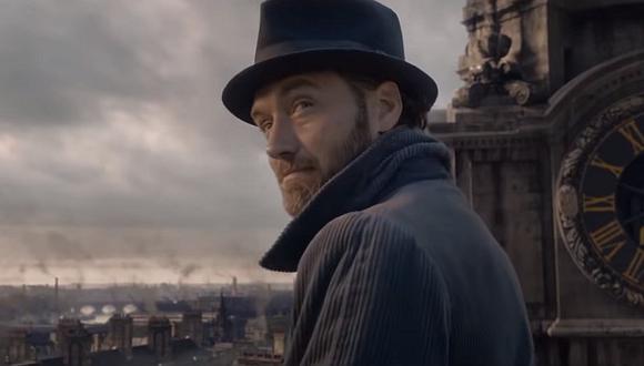 ​"Fantastic Beasts 2": así luce Jude Law como el profesor Dumbledore en nuevo tráiler