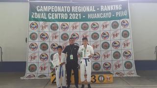 Dos jóvenes karatekas huancavelicanos destacan en campeonato y clasifican a la nacional