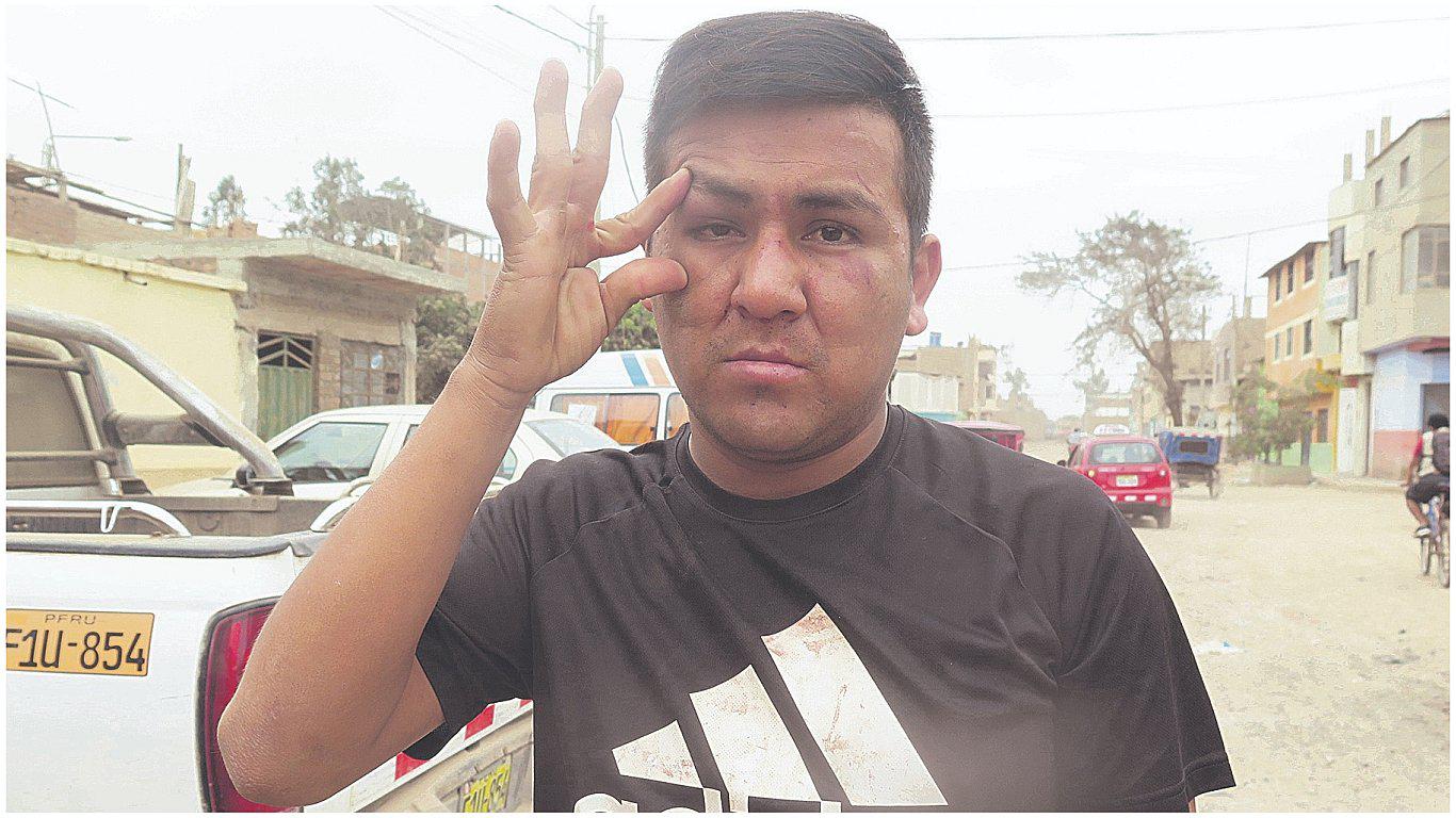 Lo secuestran y golpean para robarle celular