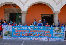 Ayacucho: inician campaña “Corazón Azul” contra la trata de personas