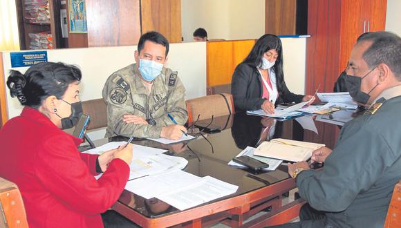 Representantes del Ministerio Público recorren planteles de la zona rural de Chimbote y de los distritos del Santa y Casma para comprobar las condiciones y recomendar cambios en casos de deficiencias.