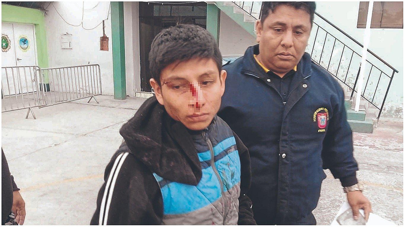 Moradores casi linchan a delincuente 