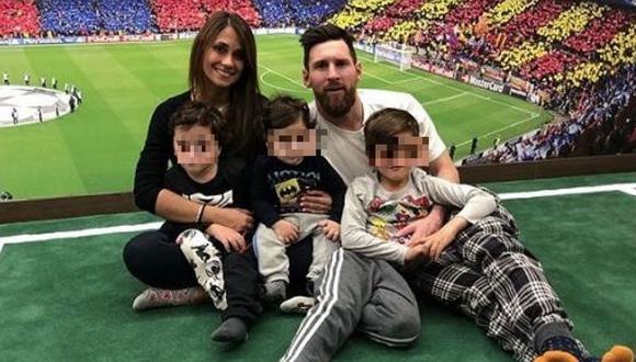 Lionel Messi posa con su familia en sus vacaciones por el Caribe (FOTOS)