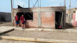 Humilde familia lo pierde todo tras voraz incendio en su vivienda en la provincia de Chincha