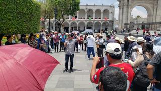 Movilización en Arequipa para pedir el cierre del Congreso de la República (EN VIVO)