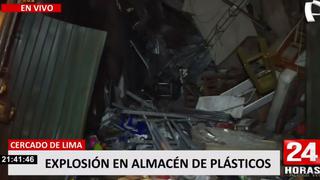 Vivienda quedó destruida tras explosión de balón de helio en Cercado de Lima