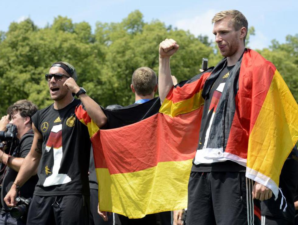 Brasil 2014: Así recibieron los hinchas alemanes a los campeones del mundo (FOTOS)