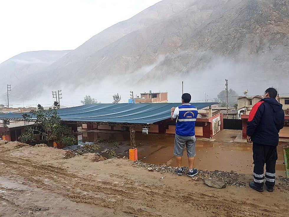 350 familias afectadas por lluvias en Caravelí