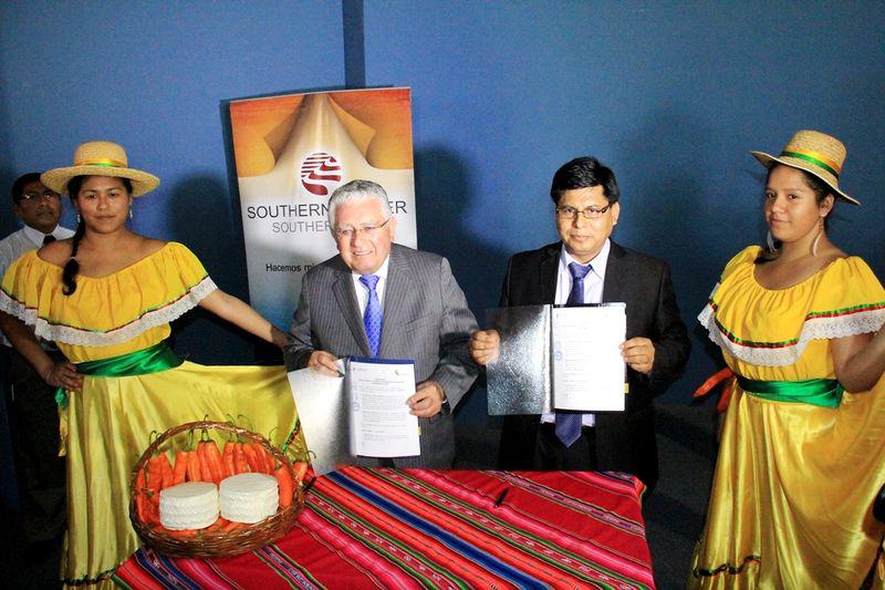 Southern compromete S/.33 millones para Ite como aporte voluntario