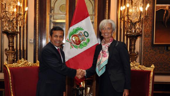 Christine Lagarde: "FMI confía en que Perú seguirá creciendo"