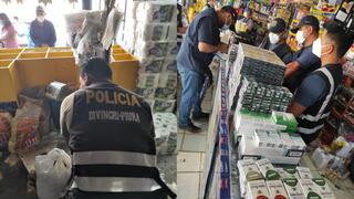 Incautan 21,000 cigarros de contrabando en el Mercado Central de Piura