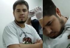 Joven se desmaya mientras le ponen un piercing en la oreja (VIDEO) 