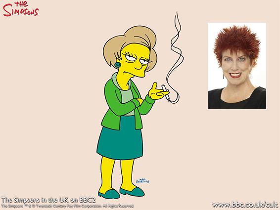 Los Simpson de luto: murió actriz que hacía la voz de Edna Krabappel