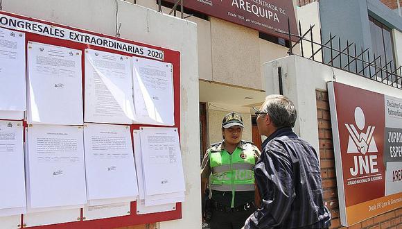 Solo 10 excandidatos al Congreso por Arequipa rindieron cuentas