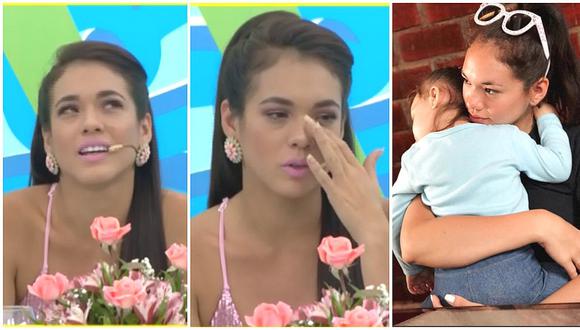 Jazmín Pinedo lloró al recordar difícil situación que vivió junto a su hija (VIDEO)