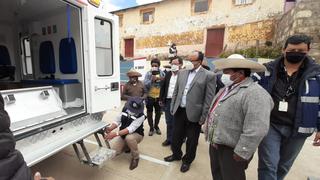 Cusco: Chamaca recibe ambulancia para fortalecer capacidad de respuesta ante el COVID-19