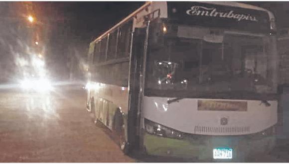 A balazos asaltan ómnibus que cubre la ruta Piura-La Unión