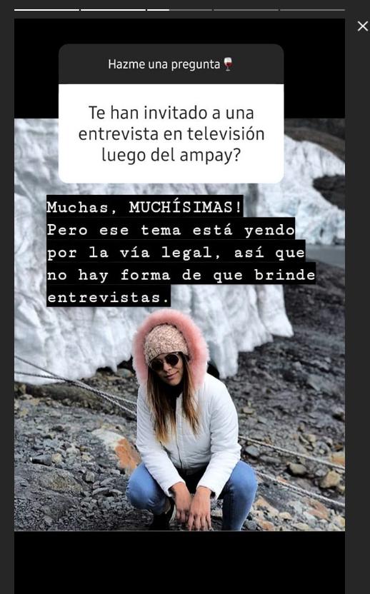 Lucero Jara sobre ‘ampay’ con Gallese: “Ese tema está yendo por la vía legal”