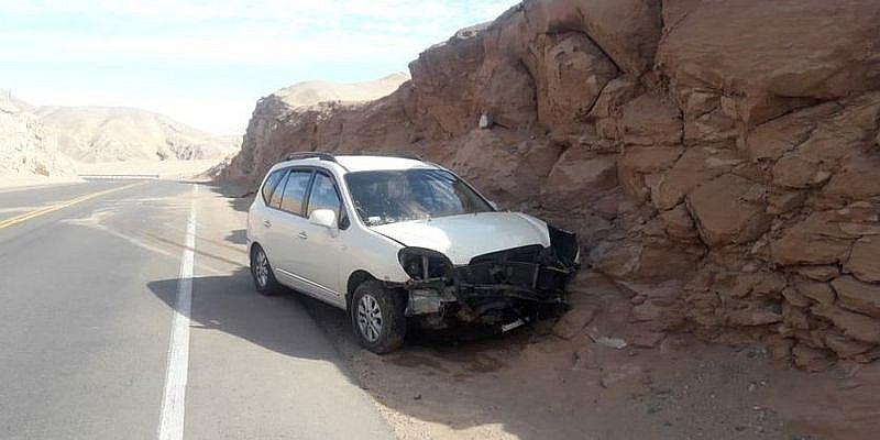 Tres heridos deja despiste de colectivo en la Panamericana Sur