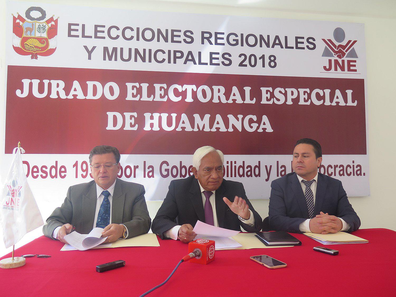 Unas 354 listas se inscri-bieron en el JEE de Huamanga