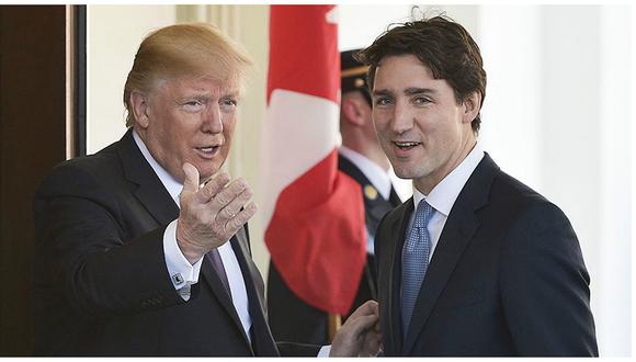 Trump tras reunión con Trudeau: "Creo que vamos a llevarnos muy bien con México"