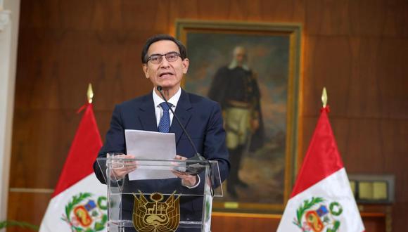 Presidente Martín Vizcarra ofrecerá pronunciamiento este jueves en plena crisis por el coronavirus (Presidencia)