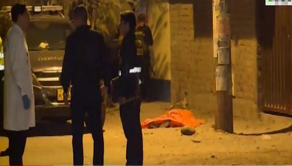 Asesinan a balazos a presunto delincuente en San Martín de Porres (VIDEO)