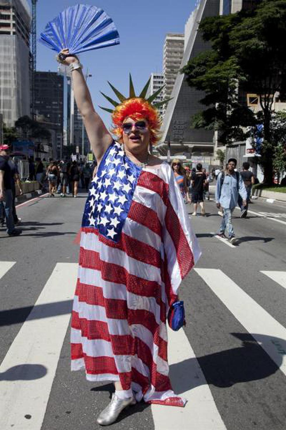 Desfile del Orgullo Gay toma calles de Sao Paulo con color y reivindicaciones (FOTOS)