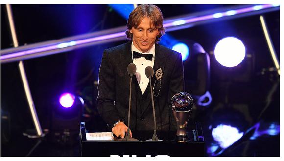 ​Luka Modric ganó el premio The Best que otorga la FIFA