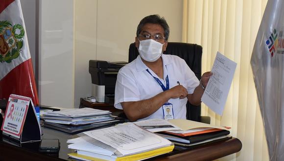 Oscarg Galdos Rodríguez, director regional de salud de Tacna. (Foto: Difusión)
