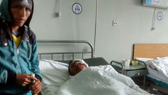 Accidentado en motocar urge ser llevado a Lima para salvar su vida