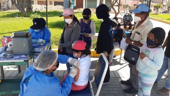 El sábado 26 de marzo se inició colocación de tercera dosis a menores de 12 a 17 años en Tacna.