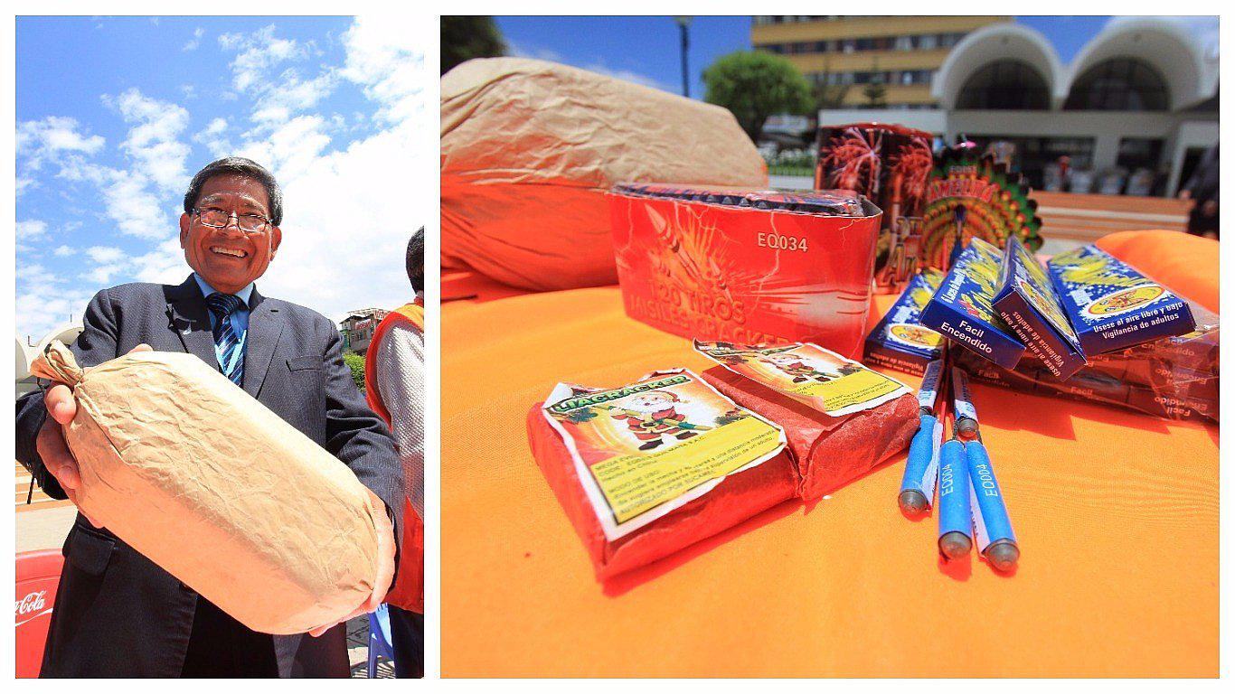 Artefactos pirotécnicos: El peligro aumenta al comprar productos ilegales (FOTOS)