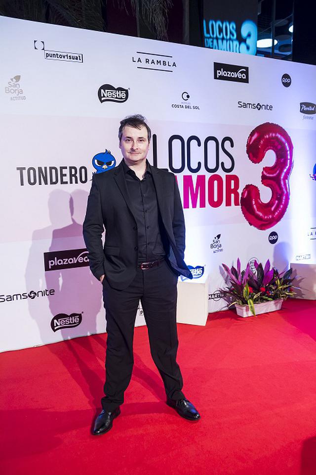 Leonardo Torres en la alfombra roja de "Locos amor 3". (Foto: Tondero)