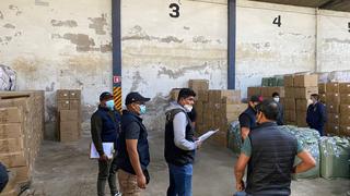 Incautan mercadería de contrabando en almacén del Parque Industrial en Tacna 