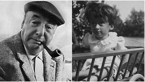 Pablo Neruda: la cruel historia de la hija enferma que el poeta abandonó [FOTOS]