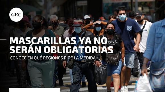 Masks will not be mandatory: Since when does it apply and in what regions of Peru will its use be optional?